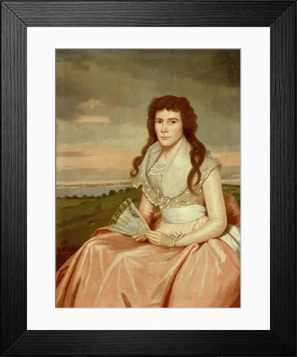Framed Print : Lucy Bradley, 1794. Creator: Ralph Earl Framed Print : Lucy Bradley, 1794. Creator: Ralph Earl