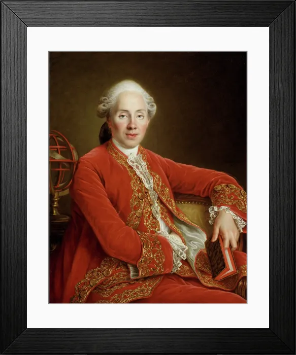 Framed Print : Monsieur Denis-Paul le Pot de la Fontaine, 1772. Creator: Francois Hubert Drouais Framed Print : Monsieur Denis-Paul le Pot de la Fontaine, 1772. Creator: Francois Hubert Drouais