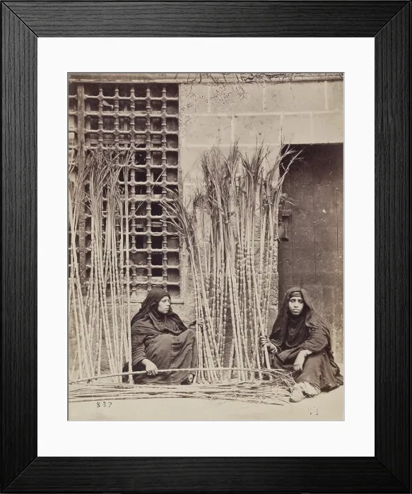 Framed Print : Selling Sugar Cane, c1876. Creator: Pascal Sebah Framed Print : Selling Sugar Cane, c1876. Creator: Pascal Sebah