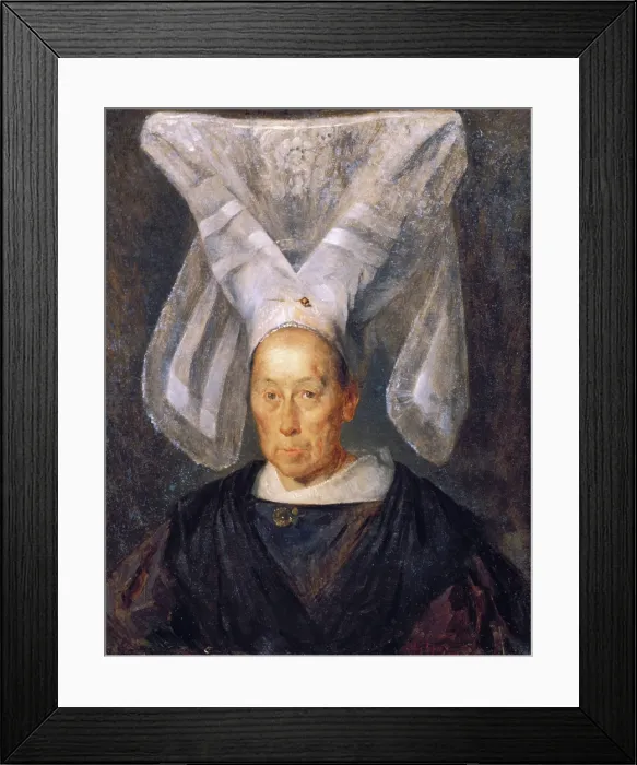Framed Print : Madame Catherine Chancoigne, 1841. Creator: Jean Francois Millet Framed Print : Madame Catherine Chancoigne, 1841. Creator: Jean Francois Millet