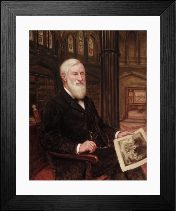 Framed Print : James Edmund Scripps, 1907. Creator: Robert John Wickenden Framed Print : James Edmund Scripps, 1907. Creator: Robert John Wickenden