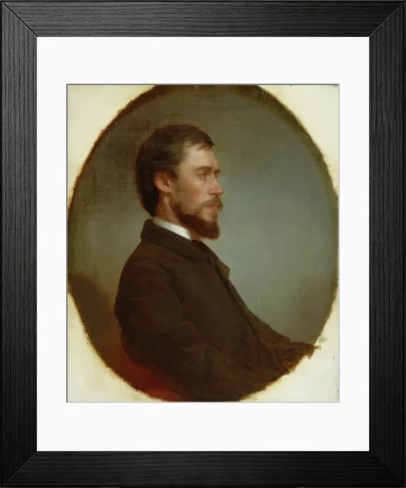 Framed Print : Sanford Robinson Gifford, c1868. Creator: George Peter Alexander Healy Framed Print : Sanford Robinson Gifford, c1868. Creator: George Peter Alexander Healy