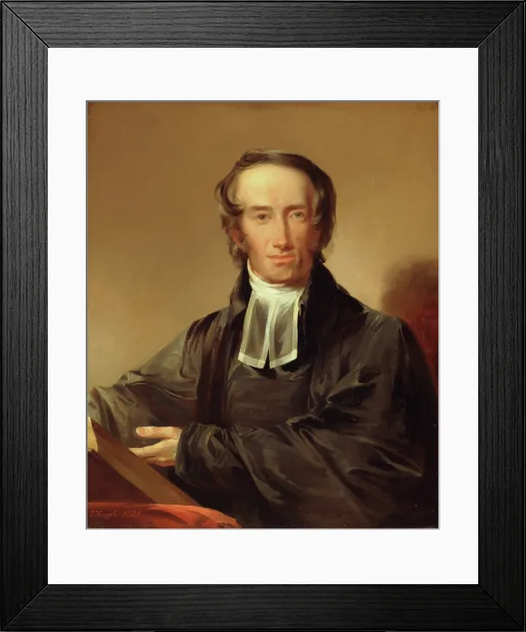 Framed Print : Reverend Gregory Townsend Bedell, 1830. Creator: John Neagle Framed Print : Reverend Gregory Townsend Bedell, 1830. Creator: John Neagle