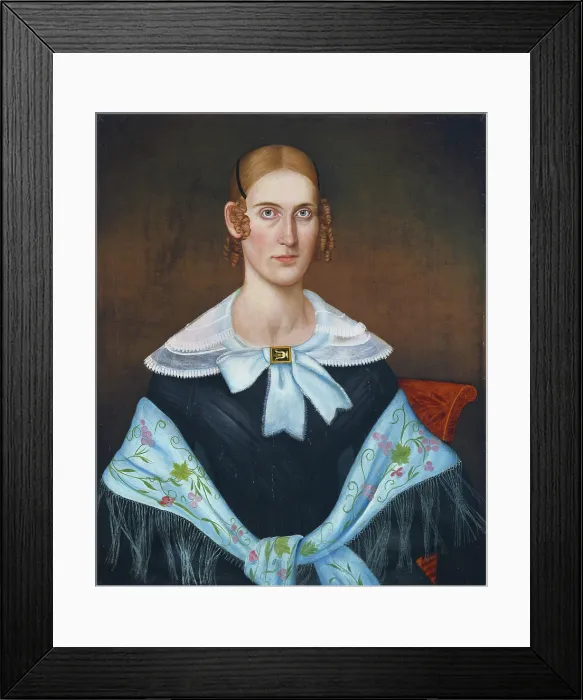 Framed Print : Julia A. M. Peck, 1838. Creator: John Wilkie Framed Print : Julia A. M. Peck, 1838. Creator: John Wilkie