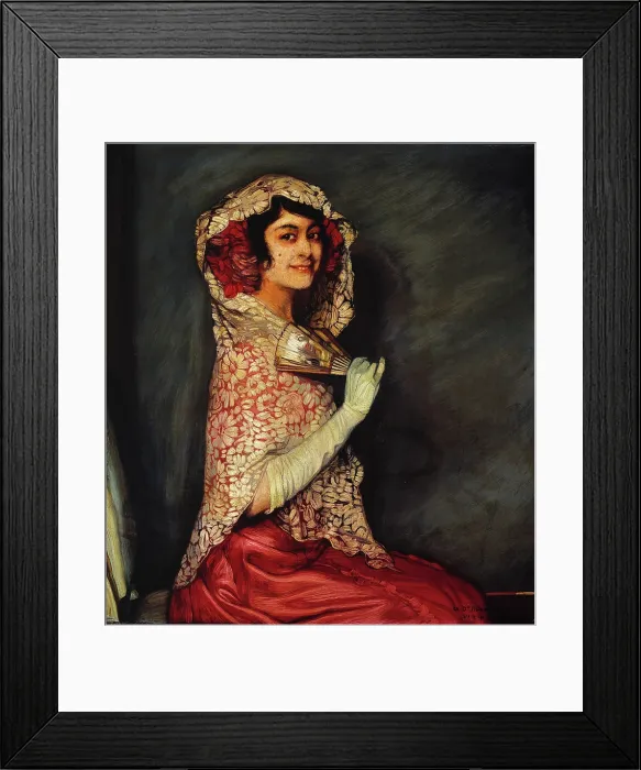 Framed Print : Surprise, c1910. Creator: Ignacio Zuloaga Framed Print : Surprise, c1910. Creator: Ignacio Zuloaga