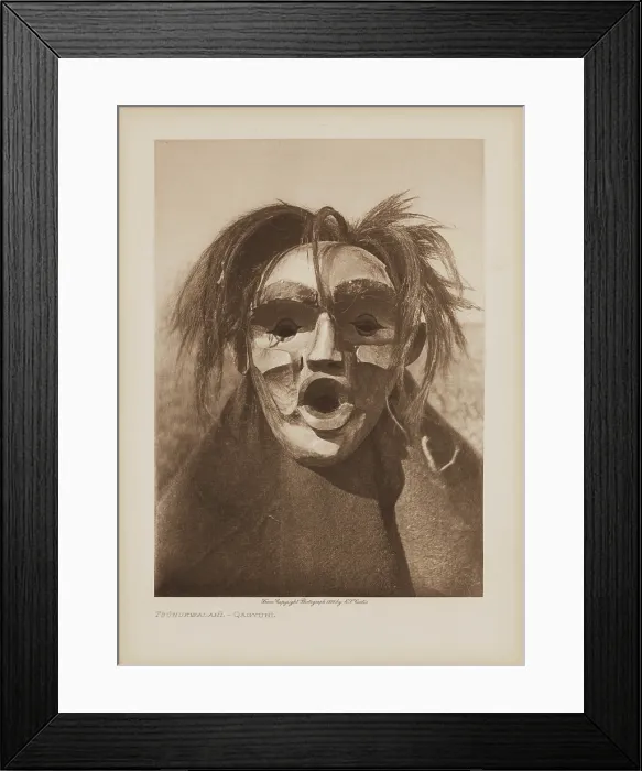 Framed Print : Tsunukwalahl, Qagyuhl, 1914. Creator: Edward Sheriff Curtis Framed Print : Tsunukwalahl, Qagyuhl, 1914. Creator: Edward Sheriff Curtis