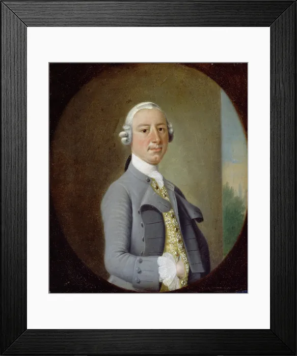 Framed Print : William Wragg, between 1750 and 1760. Creator: Jeremiah Theus Framed Print : William Wragg, between 1750 and 1760. Creator: Jeremiah Theus