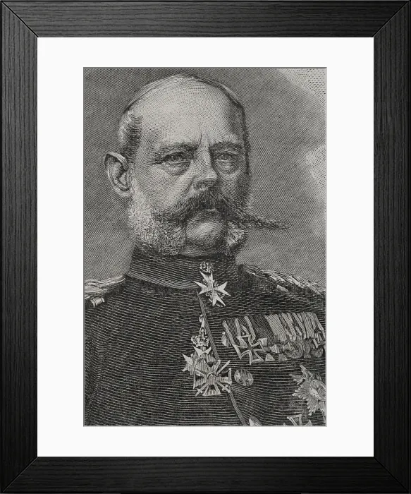 Framed Print : Alexander August Wilhelm von Pape, (1813-1895), Royal Prussian infantry Colonel-General... 1891. Creator: Unknown Framed Print : Alexander August Wilhelm von Pape, (1813-1895), Royal Prussian infantry Colonel-General... 1891. Creator: Unknown