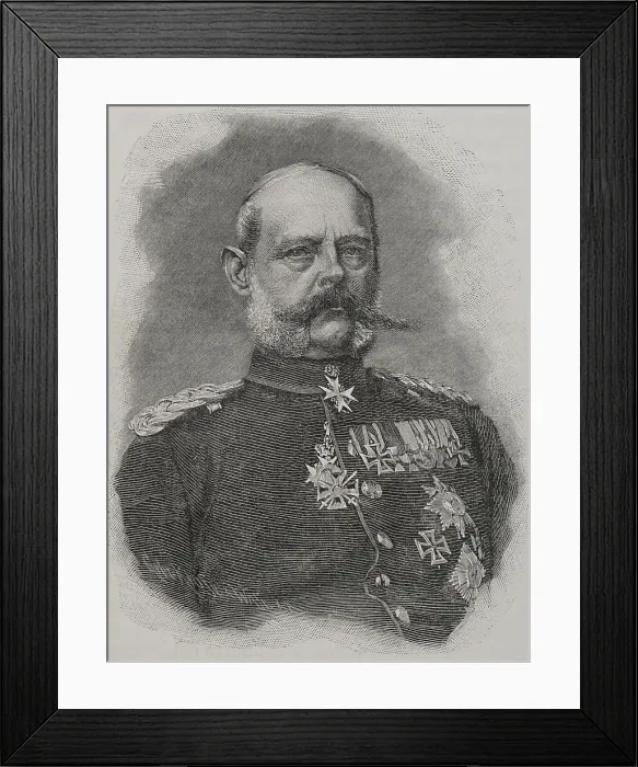 Framed Print : Alexander August Wilhelm von Pape, (1813-1895), Royal Prussian infantry Colonel-General...1891. Creator: Unknown Framed Print : Alexander August Wilhelm von Pape, (1813-1895), Royal Prussian infantry Colonel-General...1891. Creator: Unknown