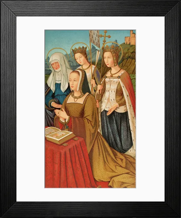 Framed Print : Anne of Brittany, (1477-1514), Duchess of Brittany and Queen consort of France... 1877. Creator: Unknown Framed Print : Anne of Brittany, (1477-1514), Duchess of Brittany and Queen consort of France... 1877. Creator: Unknown
