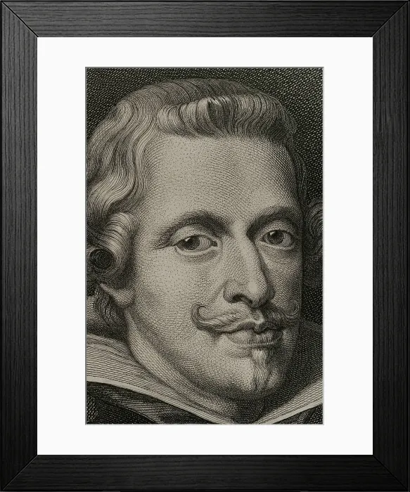 Framed Print : Philip IV, (1605-1665). King of Spain (1621-1665), 1879. Creators: Magin Pujadas, Alphonse Charles Masson Framed Print : Philip IV, (1605-1665). King of Spain (1621-1665), 1879. Creators: Magin Pujadas, Alphonse Charles Masson