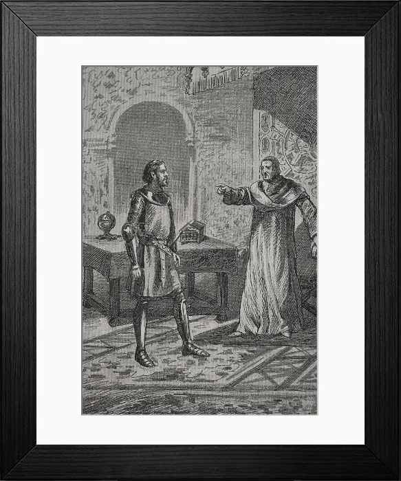 Framed Print : Boniface VIII, (c1235-1303), Pope of the Catholic Church (1294-1303), 1890. Creator: Unknown Framed Print : Boniface VIII, (c1235-1303), Pope of the Catholic Church (1294-1303), 1890. Creator: Unknown