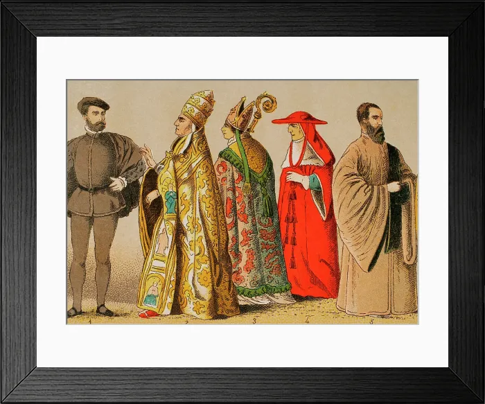 Framed Print : History of Italy, 1500, (1881). Creator: Unknown Framed Print : History of Italy, 1500, (1881). Creator: Unknown
