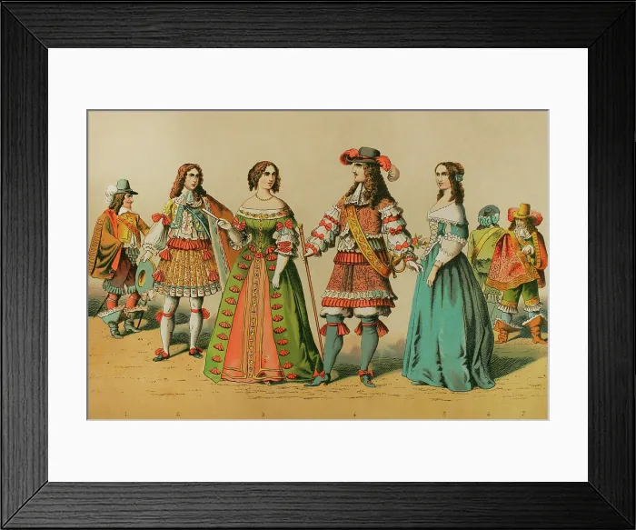 Framed Print : History of France, (1600-1670), 1886. Creator: Unknown Framed Print : History of France, (1600-1670), 1886. Creator: Unknown