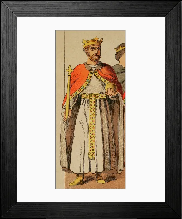 Framed Print : Frederick Barbarossa, (1122-1190), Holy Roman Emperor, (1155-1190), 1884. Creator: Unknown Framed Print : Frederick Barbarossa, (1122-1190), Holy Roman Emperor, (1155-1190), 1884. Creator: Unknown