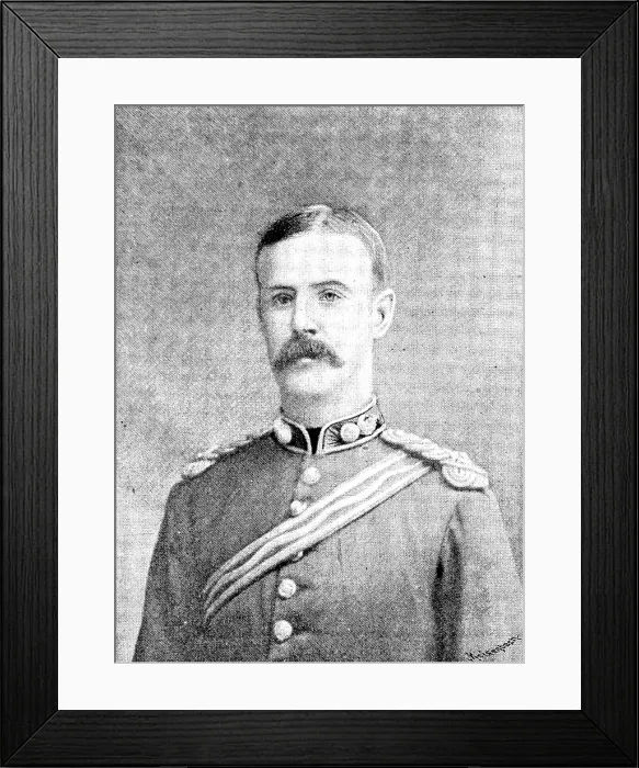 Framed Print : Lieutenant W. E. Stairs, R.E. second in command of Mr. Stanley's African expedition, 1890. Creator: Unknown Framed Print : Lieutenant W. E. Stairs, R.E. second in command of Mr. Stanley's African expedition, 1890. Creator: Unknown