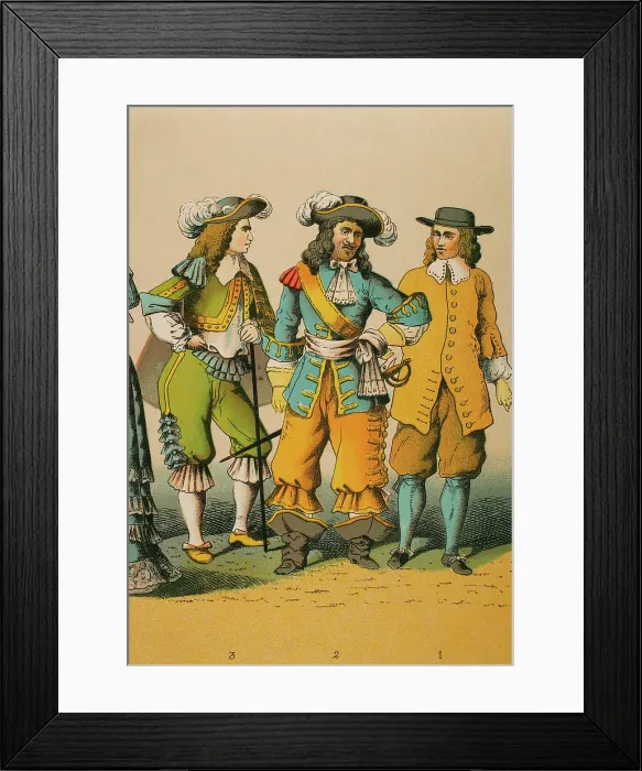 Framed Print : History of France, 1600-1670, (1881). Creator: Unknown Framed Print : History of France, 1600-1670, (1881). Creator: Unknown