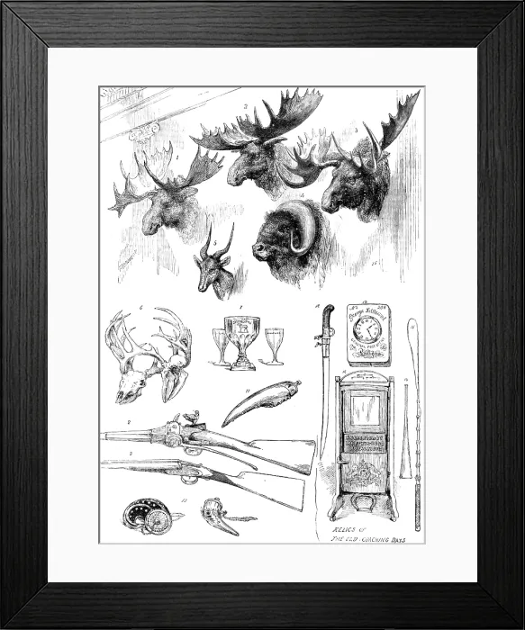 Framed Print : Sketches from the Sport and Art exhibition at the Grosvenor Gallery, 1890. Creator: Unknown Framed Print : Sketches from the Sport and Art exhibition at the Grosvenor Gallery, 1890. Creator: Unknown