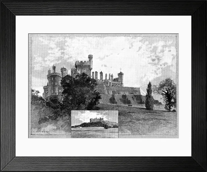 Framed Print : English Homes - No. XXIII: Belvoir Castle, 1890. Creator: C. B Framed Print : English Homes - No. XXIII: Belvoir Castle, 1890. Creator: C. B