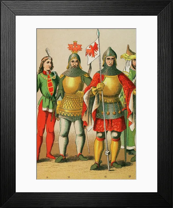 Framed Print : History of Germany, Middle Ages, 1400-1450, (1881). Creator: Unknown Framed Print : History of Germany, Middle Ages, 1400-1450, (1881). Creator: Unknown