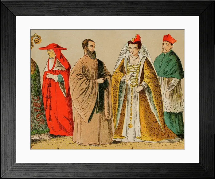 Framed Print : History of Italy, 1500, (1881). Creator: Unknown Framed Print : History of Italy, 1500, (1881). Creator: Unknown