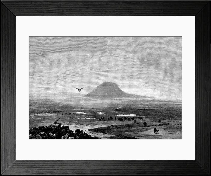 Framed Print : Mount Tagharma, in Central Asia, 1890. Creator: Unknown Framed Print : Mount Tagharma, in Central Asia, 1890. Creator: Unknown