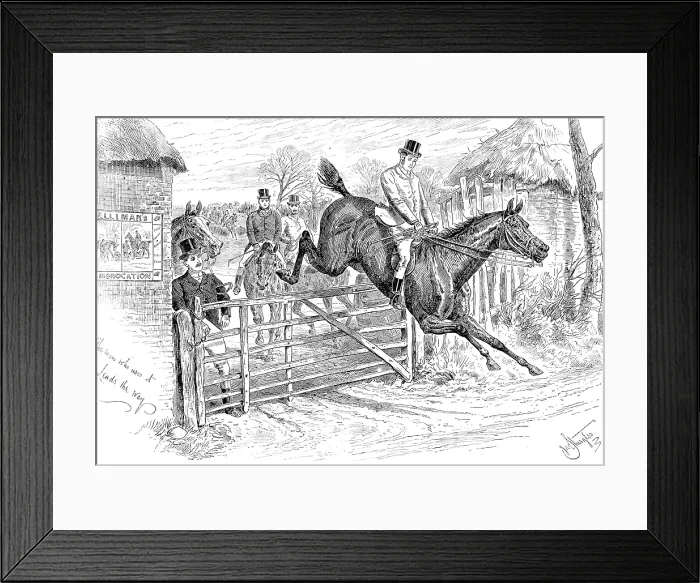 Framed Print : Advertisement for Elliman's Embrocation: the man who uses it Leads the Way, 1890. Creator: William Stanfield Sturgess Framed Print : Advertisement for Elliman's Embrocation: the man who uses it Leads the Way, 1890. Creator: William Stanfield Sturgess
