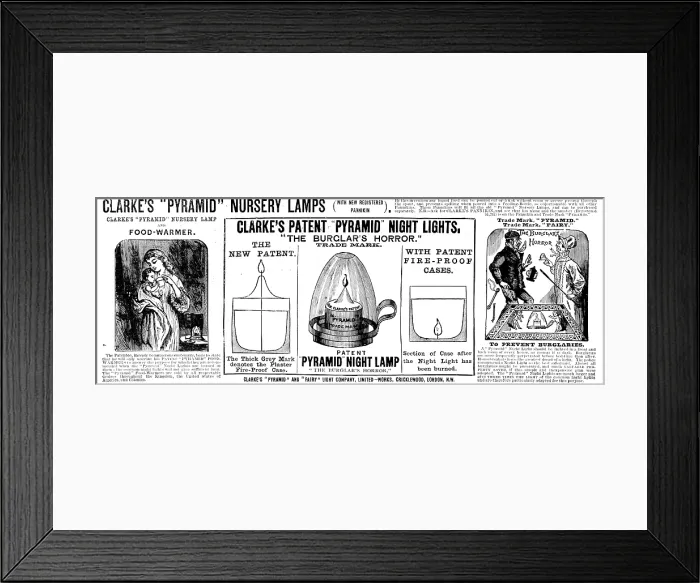 Framed Print : Page of advertisements, 1890. Creator: Unknown Framed Print : Page of advertisements, 1890. Creator: Unknown