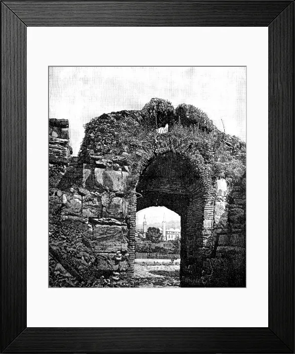 Framed Print : Broussa, in Asia Minor, the ancient Turkish capital: the Hissar Gate, 1890. Creator: Unknown Framed Print : Broussa, in Asia Minor, the ancient Turkish capital: the Hissar Gate, 1890. Creator: Unknown