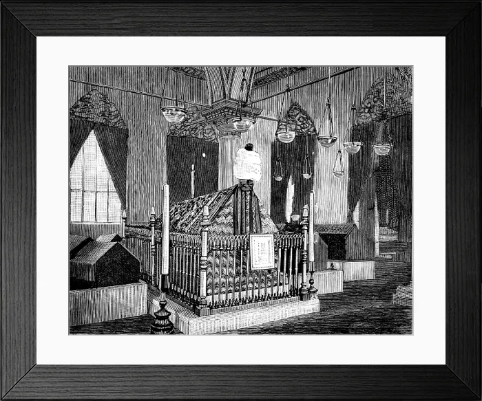 Framed Print : Broussa, in Asia Minor, the ancient Turkish capital: Tomb of Sultan Orkhan, 1890. Creator: Unknown Framed Print : Broussa, in Asia Minor, the ancient Turkish capital: Tomb of Sultan Orkhan, 1890. Creator: Unknown