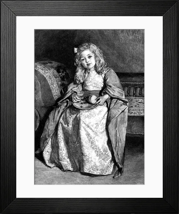Framed Print : Between the Acts, drawn by W. Rainey, 1890. Creator: R. Taylor Framed Print : Between the Acts, drawn by W. Rainey, 1890. Creator: R. Taylor