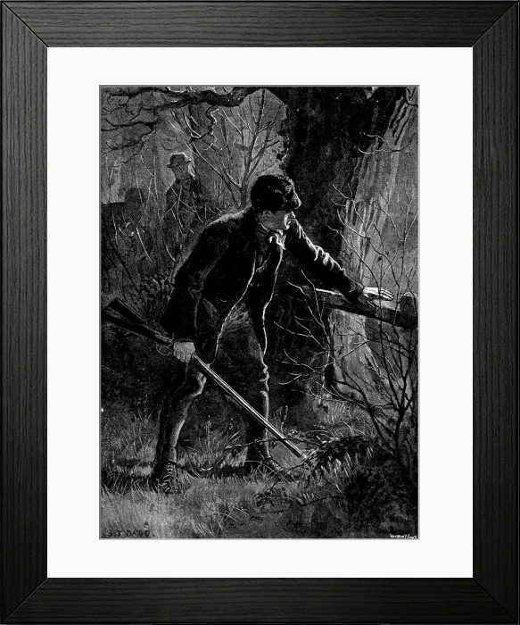 Framed Print : An Old Offender, 1890. Creator: Waterlow & Sons Framed Print : An Old Offender, 1890. Creator: Waterlow & Sons