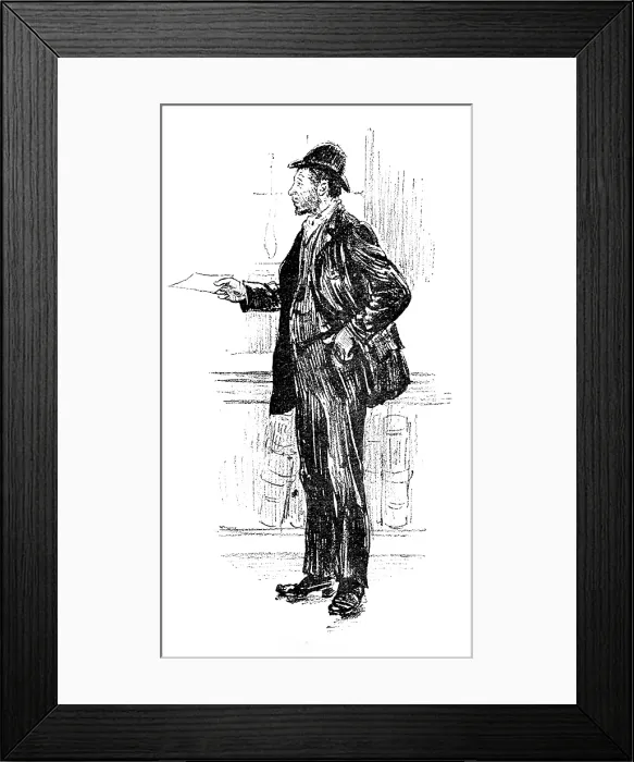 Framed Print : Sketches at the General Register Office, Somerset House: 'What's to pay?', 1890. Creator: Unknown Framed Print : Sketches at the General Register Office, Somerset House: 'What's to pay?', 1890. Creator: Unknown