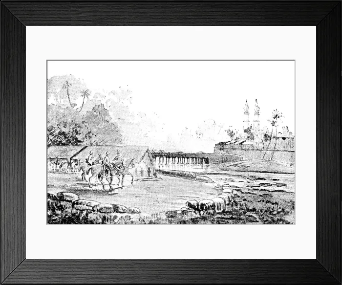 Framed Print : Entrance to the port of Seringapatam, Southern India, 1890. Creator: Unknown Framed Print : Entrance to the port of Seringapatam, Southern India, 1890. Creator: Unknown