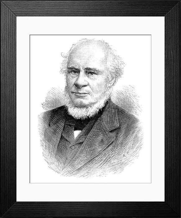 Framed Print : The Forth Bridge: Sir John Fowler, Bart. engineer, 1890. Creator: R. Taylor