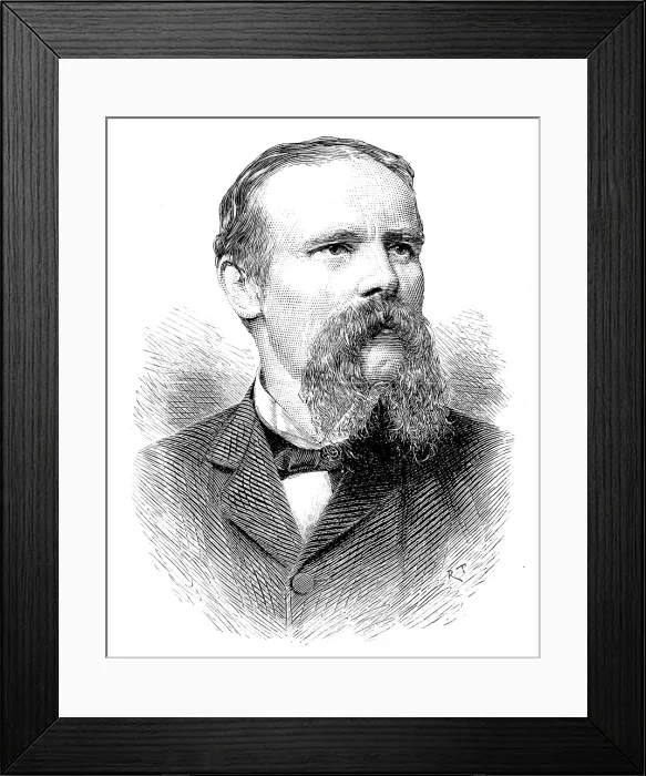 Framed Print : The Forth Bridge: Sir Benjamin Baker, engineer, 1890. Creator: R. Taylor Framed Print : The Forth Bridge: Sir Benjamin Baker, engineer, 1890. Creator: R. Taylor