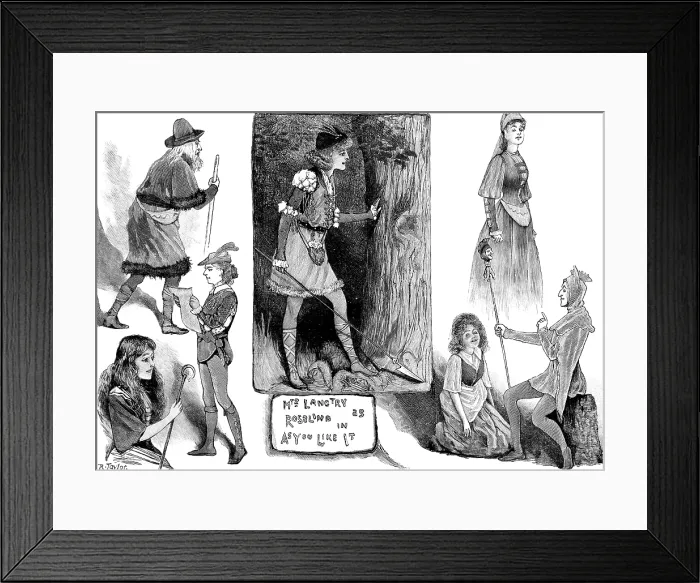 Framed Print : 'As You Like It, ' at the St. James's Theatre, 1890. Creator: R. Taylor Framed Print : 'As You Like It, ' at the St. James's Theatre, 1890. Creator: R. Taylor