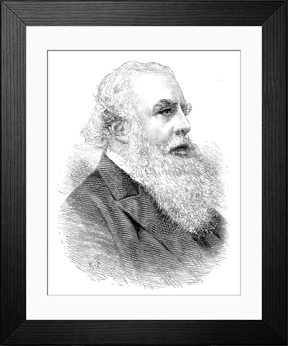 Framed Print : The late General John Liptrott, an Indian officer of sixty years active service, 1890. Creator: Unknown Framed Print : The late General John Liptrott, an Indian officer of sixty years active service, 1890. Creator: Unknown