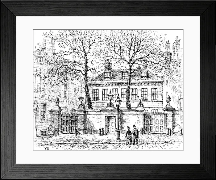 Framed Print : The Deanery of St. Paul's, 1890. Creator: Unknown Framed Print : The Deanery of St. Paul's, 1890. Creator: Unknown