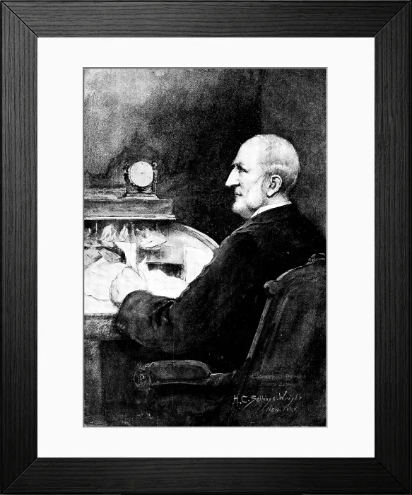 Framed Print : American Celebrities: Mr. Chauncey M. Depew, 1890. Creator: Unknown Framed Print : American Celebrities: Mr. Chauncey M. Depew, 1890. Creator: Unknown
