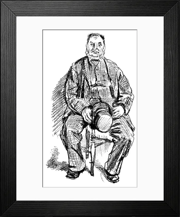 Framed Print : The Colliery Strike and the London Coal Exchange: captain of a collier brig, 1890. Creator: Unknown Framed Print : The Colliery Strike and the London Coal Exchange: captain of a collier brig, 1890. Creator: Unknown