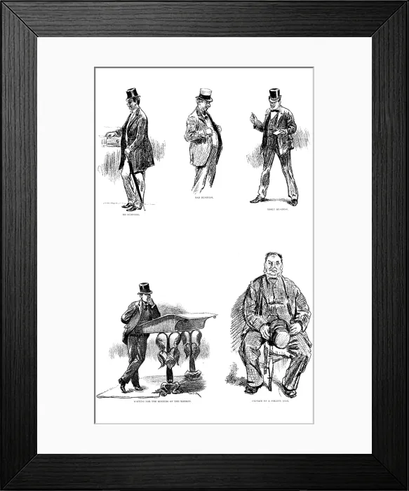 Framed Print : The Colliery Strike and the London Coal Exchange, 1890. Creator: Unknown Framed Print : The Colliery Strike and the London Coal Exchange, 1890. Creator: Unknown