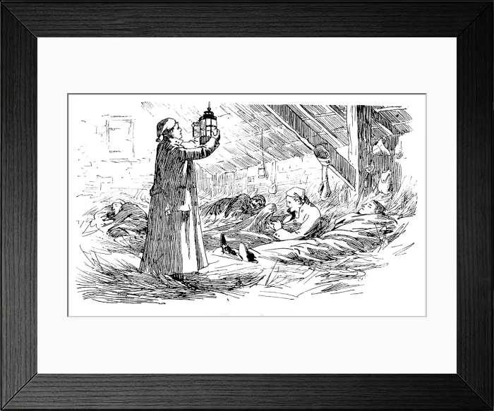 Framed Print : The Easter Volunteer Manoeuvres: quartered with the rats, 1890. Creator: Unknown Framed Print : The Easter Volunteer Manoeuvres: quartered with the rats, 1890. Creator: Unknown