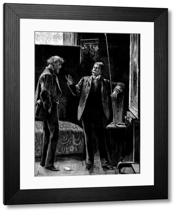 Framed Print : 'I want to consult you a little about this picture of yours.', 1890. Creator: R. Taylor Framed Print : 'I want to consult you a little about this picture of yours.', 1890. Creator: R. Taylor
