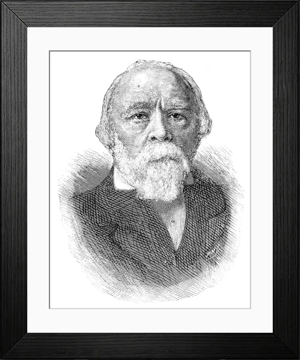 Framed Print : The late Mr. J. R. Herbert, R.A. 1890. Creator: P Naumann Framed Print : The late Mr. J. R. Herbert, R.A. 1890. Creator: P Naumann