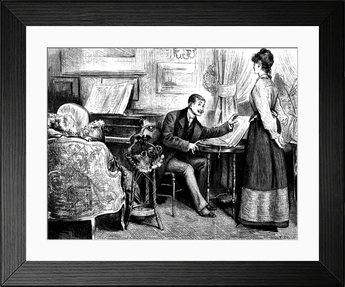 Framed Print : 'The cleverest man in all London, according to everybody', 1890. Creator: R. Taylor Framed Print : 'The cleverest man in all London, according to everybody', 1890. Creator: R. Taylor