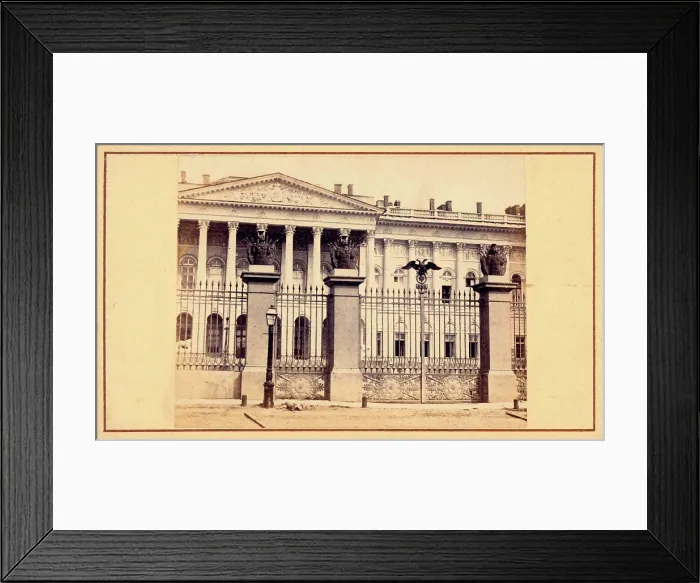 Framed Print : State Museum of Russian Art, Michael Palace, mid-19th century. Creator: Alfred Lorens