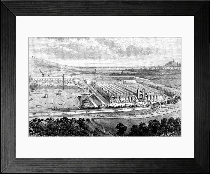 Framed Print : The Edinburgh International Exhibition buildings, 1890. Creator: Unknown Framed Print : The Edinburgh International Exhibition buildings, 1890. Creator: Unknown