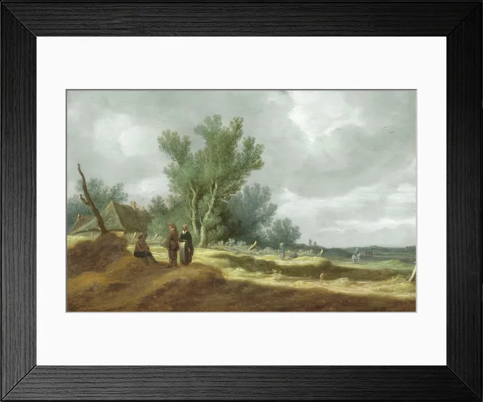 Framed Print : Dune Landscape, 1631. Creator: Pieter de Neyn Framed Print : Dune Landscape, 1631. Creator: Pieter de Neyn