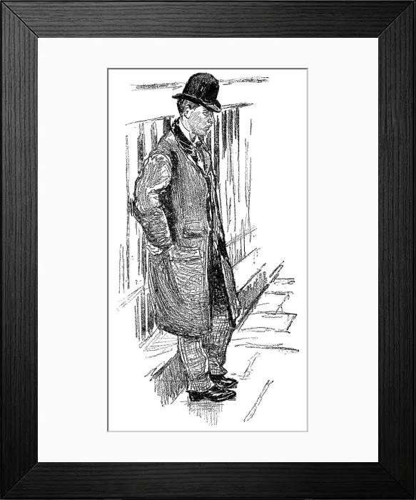 Framed Print : Sketches of London Cabs and Cabmen: waiting for a job, 1890. Creator: Unknown